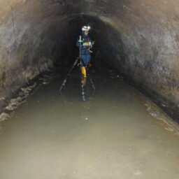 Rilievo laser scanner e prove strutturali sul collettore Muggiò–Monza